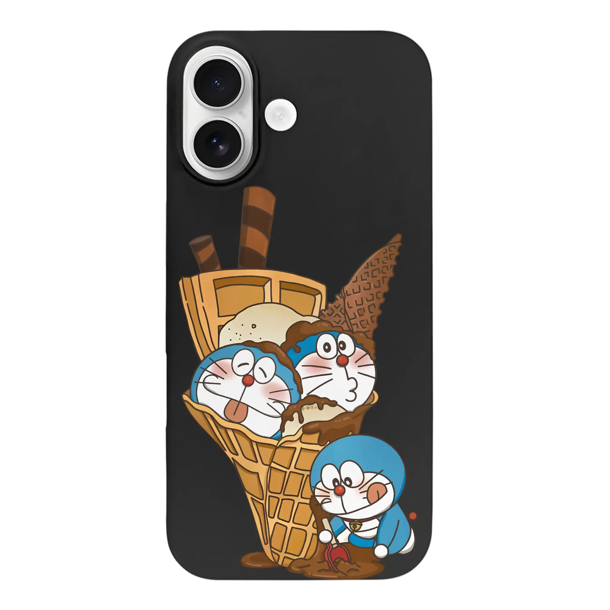 ドラえもん グッズドラえもん - iPhone 17 シリーズ シリコンケース 薄型 耐衝撃 指紋防止 ソフトタッチカバー 精密フィット 傷防止 保護ケース iPhone 17/17 Air/17 Pro/17 Pro Max 対応